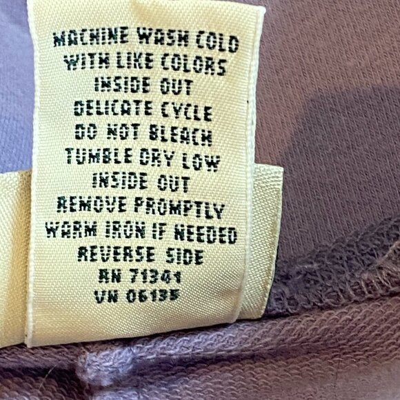 L.L. Bean 2-Piece Lounge Sweat Set Cotton Blend Women's XL Purple #29T - Picture 6 of 8